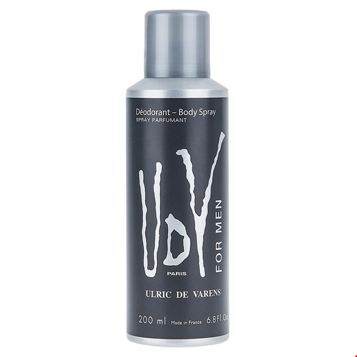 اسپری مردانه اولریک دو وارن مدل For Men حجم 200 میلی لیتر